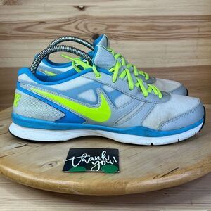 Nike Total Core TR 2 White Volt Metallic Platinum Athletic Shoes Women’s Size 9